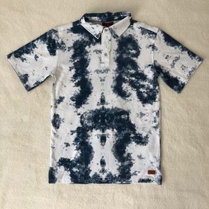 All over printed pique polo